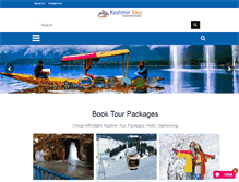 Tablet Screenshot of kashmirtourpackage.org